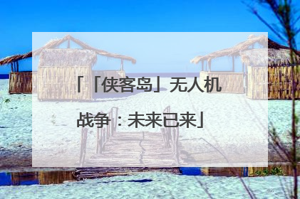 「侠客岛」无人机战争：未来已来