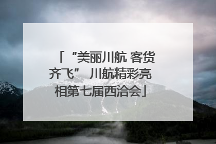 “美丽川航 客货齐飞” 川航精彩亮相第七届西洽会