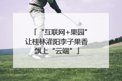“互联网+果园”让桂林灌阳李子果香飘上“云端”