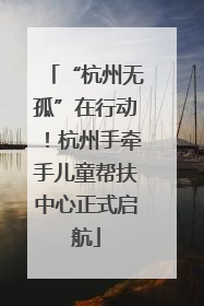 “杭州无孤”在行动！杭州手牵手儿童帮扶中心正式启航