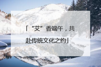 “艾”香端午，共赴传统文化之约