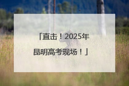 直击！2025年昆明高考现场！