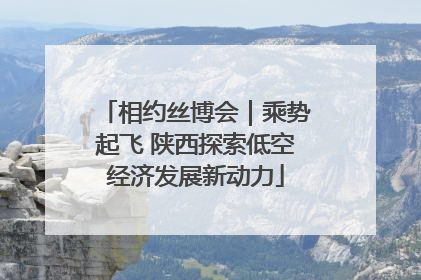 相约丝博会｜乘势起飞 陕西探索低空经济发展新动力