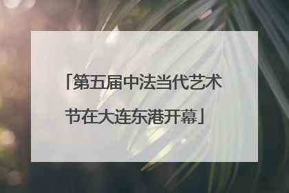 第五届中法当代艺术节在大连东港开幕