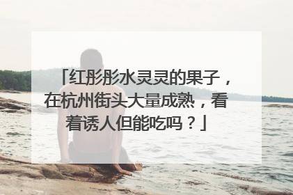 红彤彤水灵灵的果子，在杭州街头大量成熟，看着诱人但能吃吗？