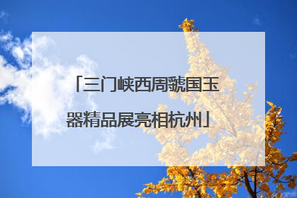 三门峡西周虢国玉器精品展亮相杭州