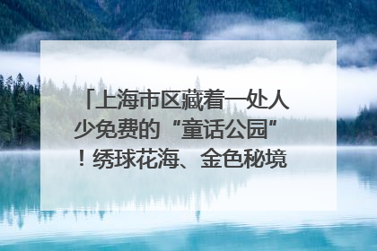 上海市区藏着一处人少免费的“童话公园”！绣球花海、金色秘境……地铁直达→