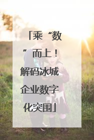 乘“数”而上！解码冰城企业数字化突围