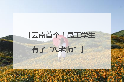 云南首个！昆工学生有了“AI老师”
