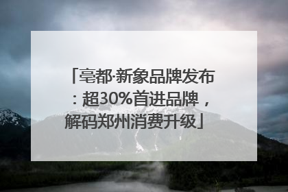 亳都·新象品牌发布：超30%首进品牌，解码郑州消费升级