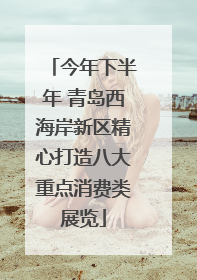 今年下半年 青岛西海岸新区精心打造八大重点消费类展览