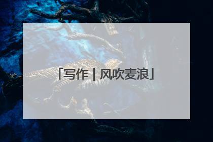 写作｜风吹麦浪