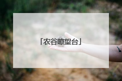 农谷瞭望台