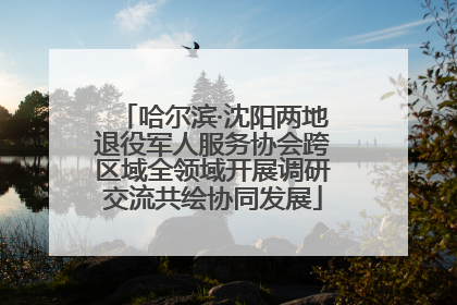 哈尔滨·沈阳两地退役军人服务协会跨区域全领域开展调研交流共绘协同发展