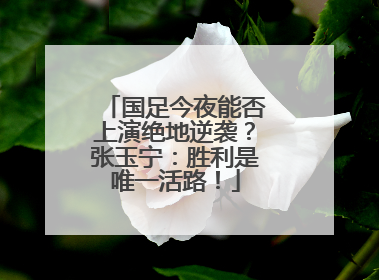 国足今夜能否上演绝地逆袭？张玉宁：胜利是唯一活路！