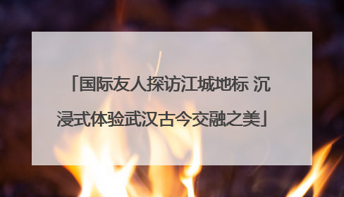 国际友人探访江城地标 沉浸式体验武汉古今交融之美