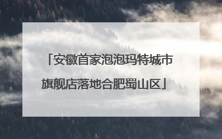 安徽首家泡泡玛特城市旗舰店落地合肥蜀山区