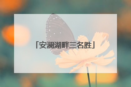 安澜湖畔三名胜