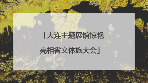 大连主题展馆惊艳亮相省文体旅大会