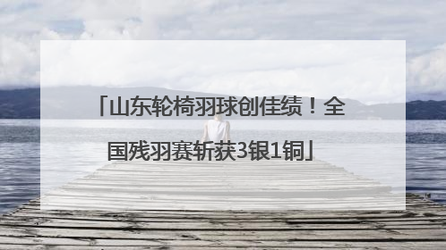 山东轮椅羽球创佳绩！全国残羽赛斩获3银1铜
