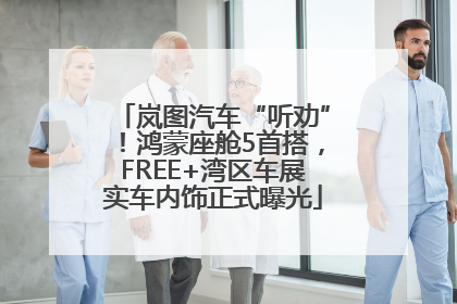 岚图汽车“听劝”！鸿蒙座舱5首搭，FREE+湾区车展实车内饰正式曝光