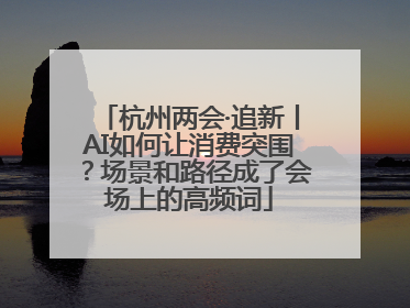 杭州两会·追新丨AI如何让消费突围？场景和路径成了会场上的高频词
