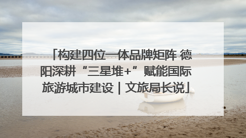 构建四位一体品牌矩阵 德阳深耕“三星堆+”赋能国际旅游城市建设｜文旅局长说