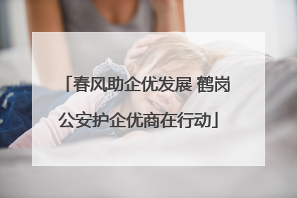 春风助企优发展 鹤岗公安护企优商在行动