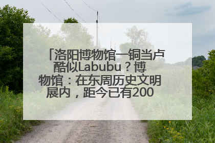 洛阳博物馆一铜当卢酷似Labubu？博物馆：在东周历史文明展内，距今已有2000多年历史