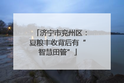 济宁市兖州区：夏粮丰收背后有“智慧田管”