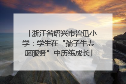 浙江省绍兴市鲁迅小学：学生在“孺子牛志愿服务”中历练成长
