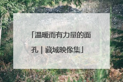 温暖而有力量的面孔｜藏域映像集