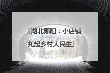 湖北郧阳：小店铺托起乡村大民生