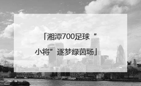湘潭700足球“小将”逐梦绿茵场