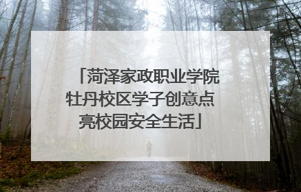 菏泽家政职业学院牡丹校区学子创意点亮校园安全生活