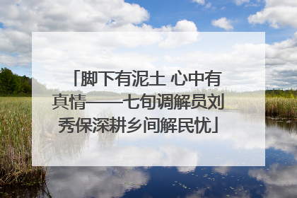 脚下有泥土 心中有真情——七旬调解员刘秀保深耕乡间解民忧
