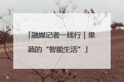 融媒记者一线行｜果蔬的“智能生活”