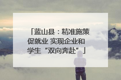 蓝山县：精准施策促就业 实现企业和学生“双向奔赴”