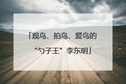 观鸟、拍鸟、爱鸟的“勺子王”李东明