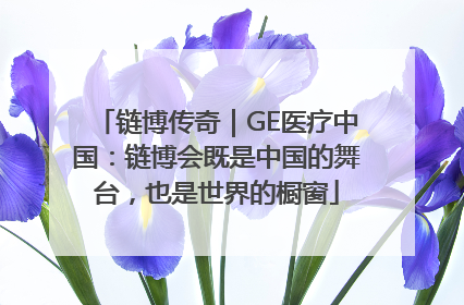 链博传奇｜GE医疗中国：链博会既是中国的舞台，也是世界的橱窗