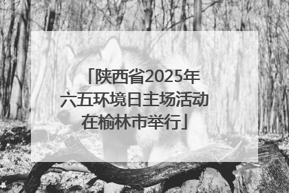 陕西省2025年六五环境日主场活动在榆林市举行