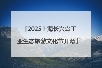 2025上海长兴岛工业生态旅游文化节开幕