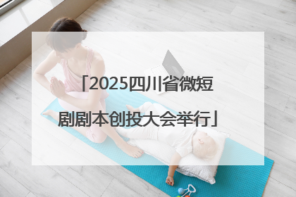 2025四川省微短剧剧本创投大会举行