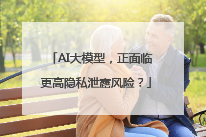 AI大模型，正面临更高隐私泄露风险？